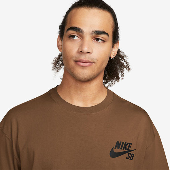 Nike SB Logo Tee Mosswood Brown