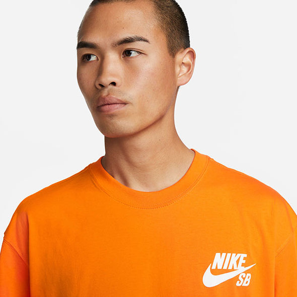 Nike SB Logo Tee Safety Orange