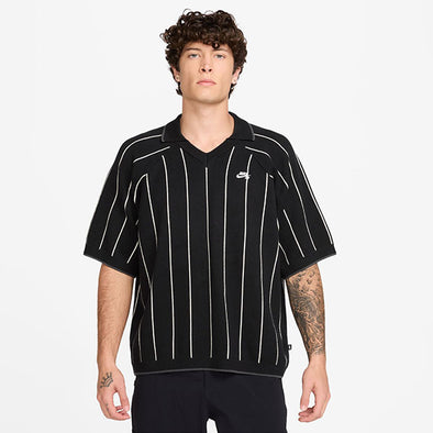 Nike SB Short-Sleeved Polo Skate Sweater Black/Sail/Black