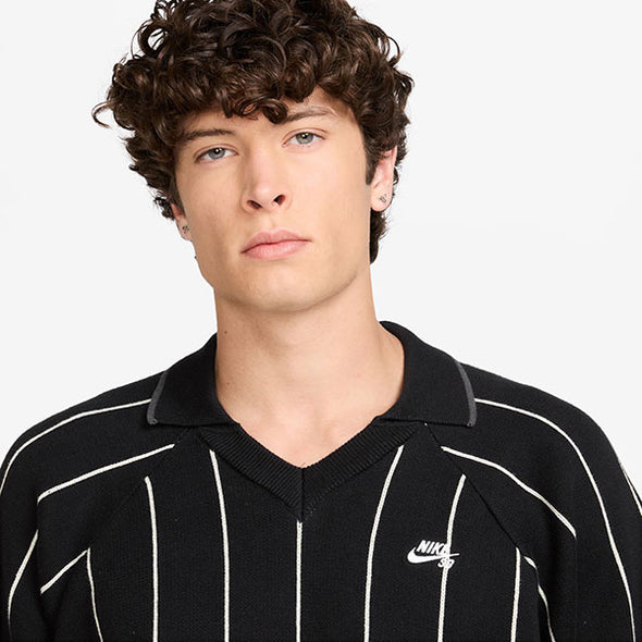 Nike SB Short-Sleeved Polo Skate Sweater Black/Sail/Black