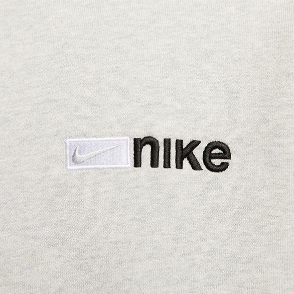 Nike SB Y2K Logo Half Zip Fleece Sweatshirt Grey Heather