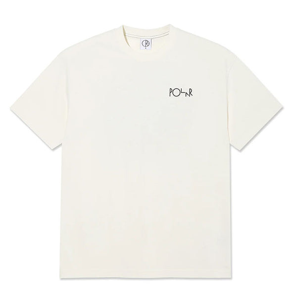 Polar Skate Co. Fill Logo Contrast Tee Ivory/Black – Xtreme