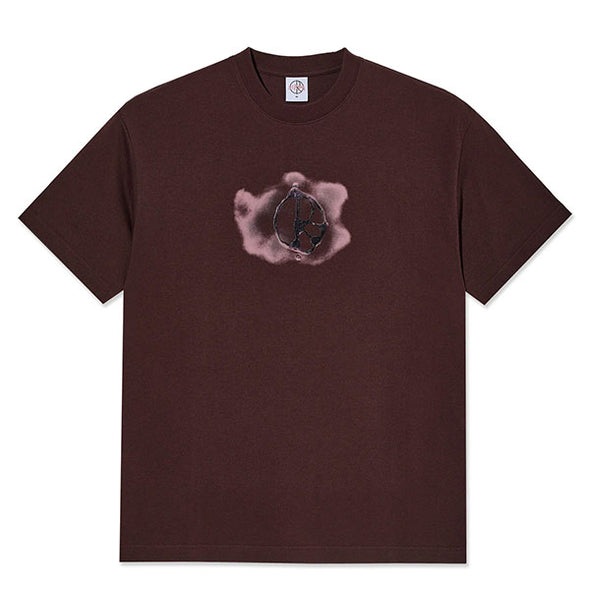 Polar Skate Co. Metal Logo Tee Washed Bordeaux – Xtreme Boardshop