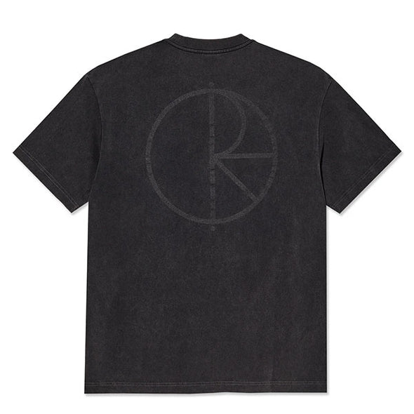 Polar Skate Co. Stroke Logo Contrast Tee Silver Black/Black