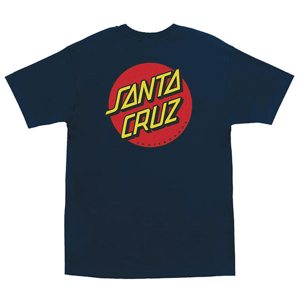 Santa Cruz Classic Dot T-Shirt Navy