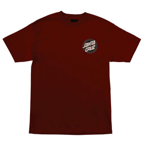 Santa Cruz OG TTE T-Shirt Burgundy