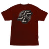 Santa Cruz OG TTE T-Shirt Burgundy