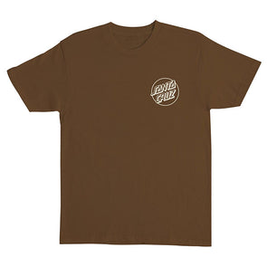 Santa Cruz Opus Dot T-Shirt Silt/White