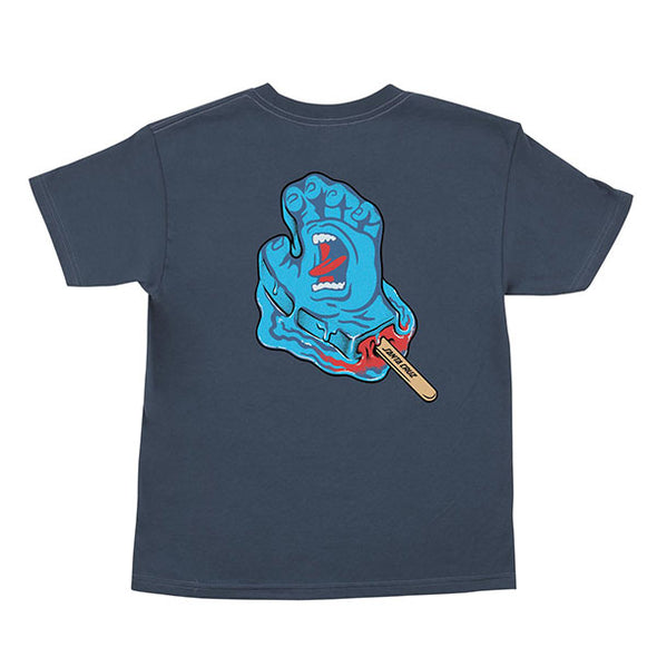 Santa Cruz Popsicle Hand Youth T-Shirt Steel Blue