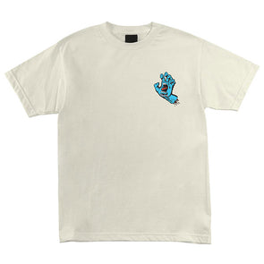 Santa Cruz Screaming Hand T-Shirt Cream