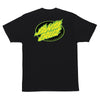 Santa Cruz True Oval Flame Dot T-Shirt Black