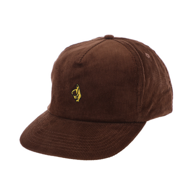 Krooked Shmoo Snapback Hat - Brown/Gold
