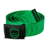 Spitfire Bighead Crescent Jacquard Web Belt Green/Black