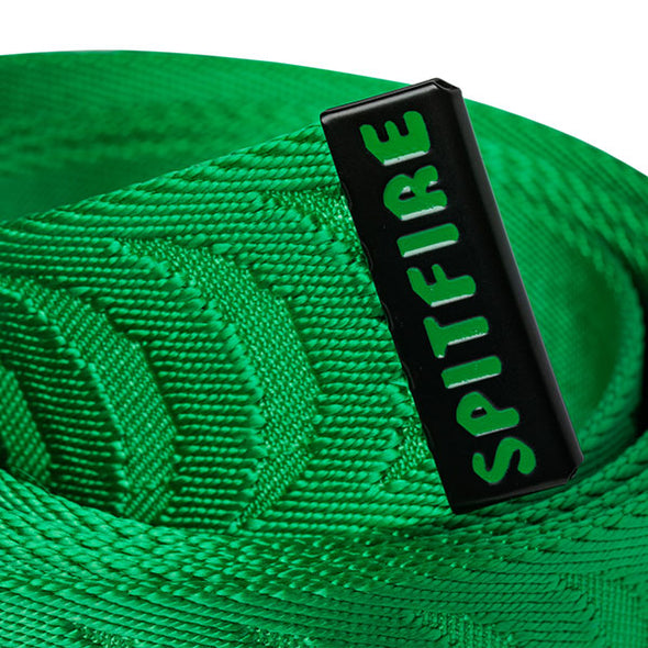 Spitfire Bighead Crescent Jacquard Web Belt Green/Black