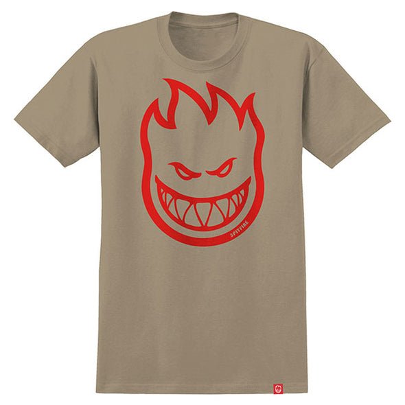 Spitfire Bighead Tee Sand/Red