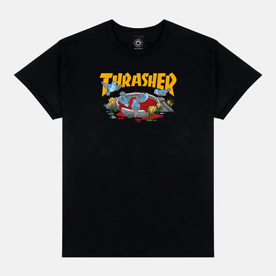 Santa Cruz Other Dot T-Shirt Black/Orange Mint – Xtreme Boardshop