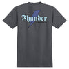 Thunder Bold Script Tee Charcoal