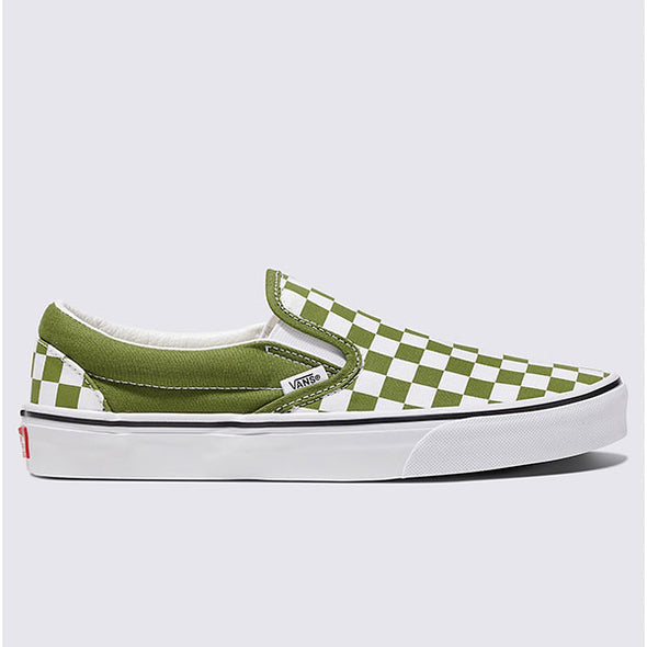 Vans Classic Slip-On Checkerboard Pesto