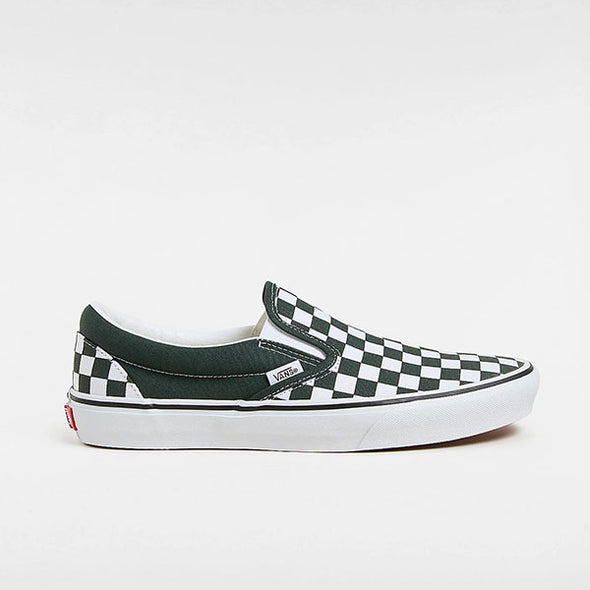 Vans Classic Slip-On Checkerboard Scarab Green