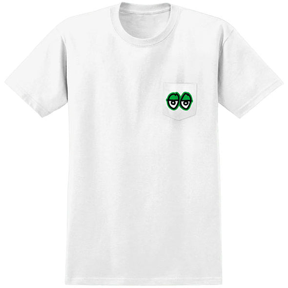 Krooked Strait Eyes T-Shirt - White/Green