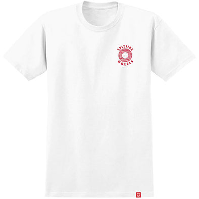 Spitfire Youth Hollow Classic T-Shirt - White/Red