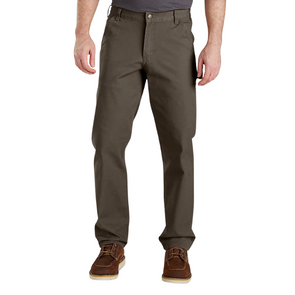 Carhartt Mens Rugged Flex Relaxed Fit Duck Utility Work Pant - Tarmac