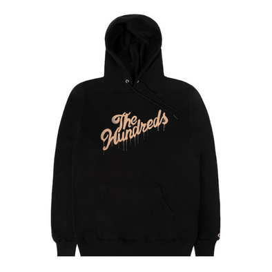 The Hundreds Drip Slant Pullover Hoodie Black - Main Image