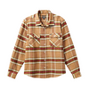 Brixton Bowery L/S Flannel Light Brown
