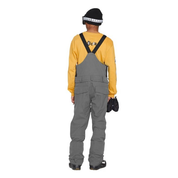 Volcom 2023 Men's Roan Bib Overall Pants - Dark Grey
