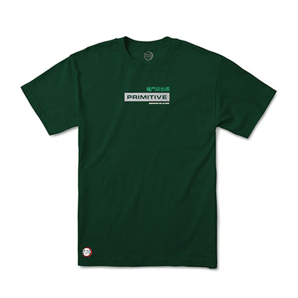 Primitive tanjiro dirty p tee - Forest Green