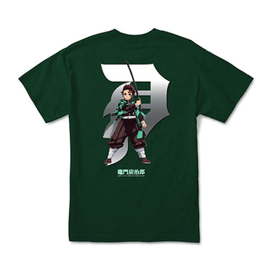 Primitive tanjiro dirty p tee - Forest Green