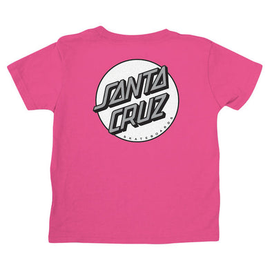 Santa Cruz Other Dot Kids T-Shirt Hot Pink