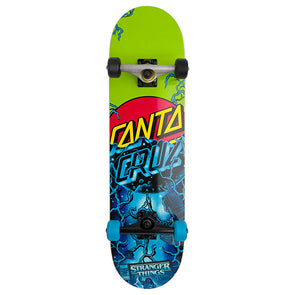 Santa Cruz Stranger Things Classic Dot Large Complete Skateboard 8.25in x 31.5in