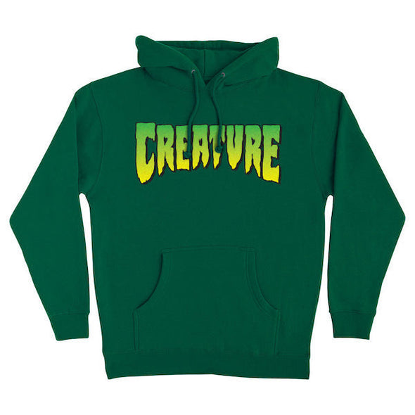 Creature Logo Pullover Hoodie Dark Green