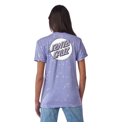 Santa Cruz Womens Other Dot T-Shirt Lavender Splatter
