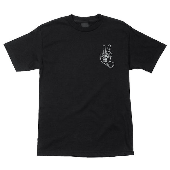 Santa Cruz Screamin Peace T-Shirt Eco Black