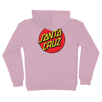 Santa Cruz Youth Classic Dot Pullover Sweatshirt Light Pink