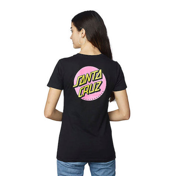 Santa Cruz Womens Other Dot T-Shirt Black