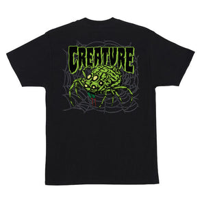 Creature Spindel Mens T-Shirt Black