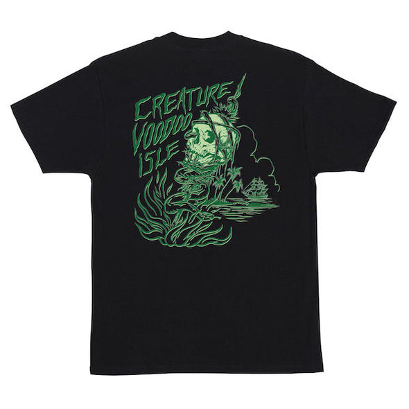 Creature Voodoo Isle Mens T-Shirt Black