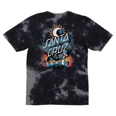 Santa Cruz Dark Arts Dot T-Shirt Charcoal Cloud