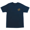 Santa Cruz Opus Dot T-Shirt Navy/Gold