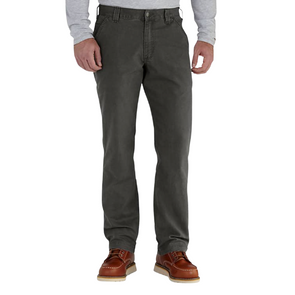 Carhartt Mens Rugged Flex Relaxed Fit Canvas Work Pant - Peat