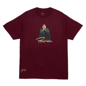 Primitive Shakur Tee Burgundy