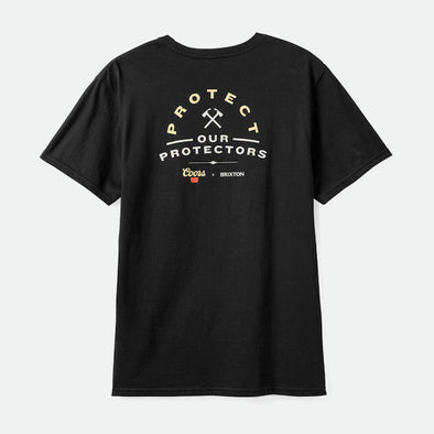 Brixton Coors Protector II S/S Tailored Tee Black