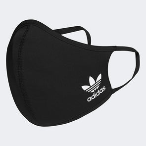 Adidas Face Cover (3-Pack) Black/White M/L