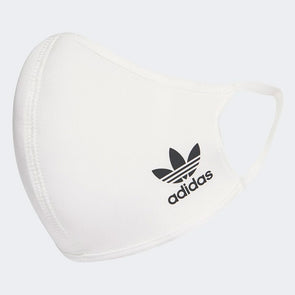 Adidas Face Cover (3-Pack) White/Black Small