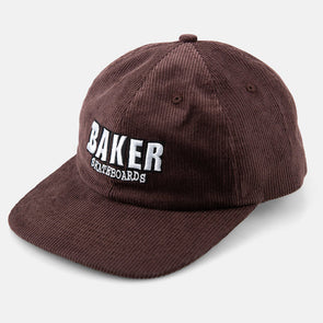 Baker Brand Logo Snapback Brown