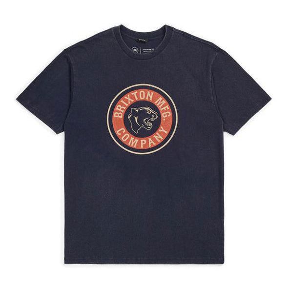 Brixton Forte S/S Standard Tee Washed Navy