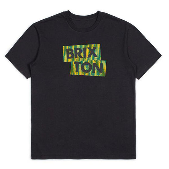 Brixton Team II S/S Premium Tee Washed Black - Xtreme Boardshop (XBUSA.COM)